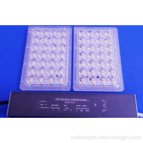 Led Street Light Components / Parts with 28W Led Reflector
